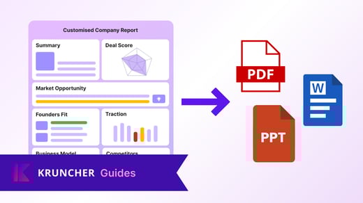 Export Company Reports into DOC, PDF, PPT