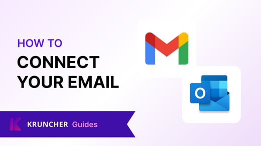 Connect Your Email to Kruncher