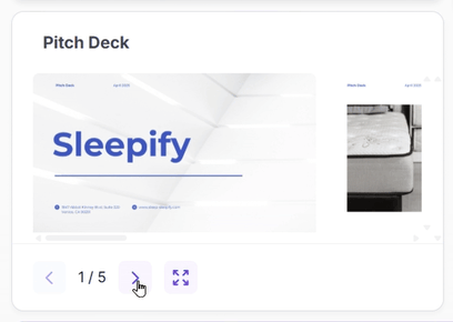 pitch deck summary GIF