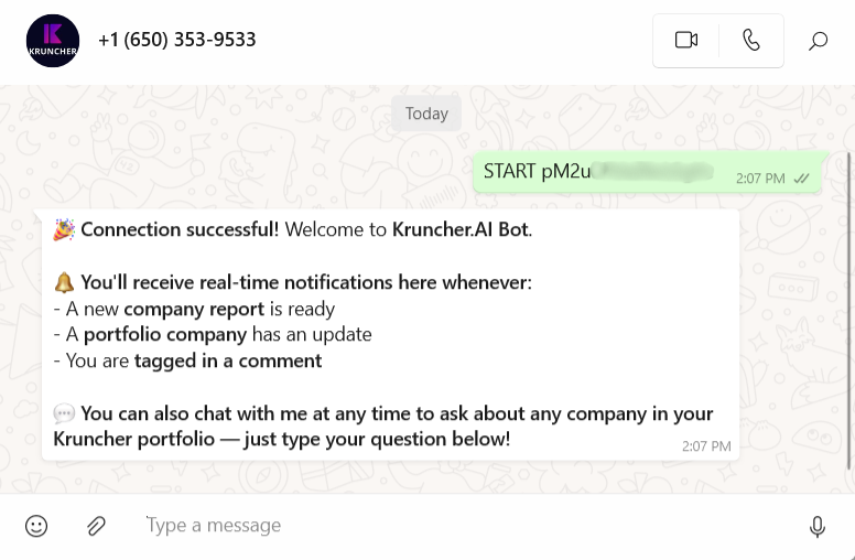 whatsapp screenshot start